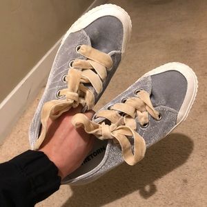 Tretorn velvet sneakers